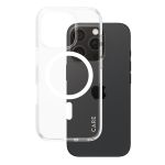 PanzerGlass CARE Urban Combat Case MagSafe für das iPhone 16 Pro - Transparent / Weiß