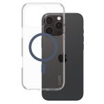 PanzerGlass CARE Urban Combat Case MagSafe für das iPhone 16 Pro Max - Transparent / Blau