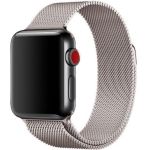 WiWu Milanaise-Armband für die Apple Watch Series 1-10 / SE / Ultra (2) - 42/44/45/46/49 mm - Starlight