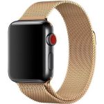 WiWu Milanaise-Armband für die Apple Watch Series 1-10 / SE / Ultra (2) - 42/44/45/46/49 mm - Roségold