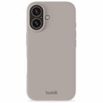 Holdit Silicone Case für das iPhone 16 - Taupe