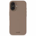 Holdit Silicone Case für das iPhone 16 - Mocha Brown