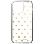 iDeal of Sweden Clear Case für das iPhone 15 Pro Max - Golden Hearts