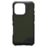 UAG Back Cover Metropolis LT MagSafe für das iPhone 16 Pro - Kevlar Olive