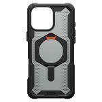 UAG Plasma XTE Back Cover MagSafe für das iPhone 16 Pro Max - Black / Orange