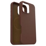 OtterBox Symmetry Cactus Leder Back Cover MagSafe für das iPhone 16 Pro Max - Rich Adobe Brown