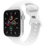 imoshion Silikonband⁺ für die Apple Watch Series 1-9 / SE - 38/40/41 mm / Series 10 - 42 mm - White - Größe S/M