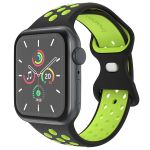 imoshion Sportarmband⁺ für die Apple Watch Series 1-10 / SE / Ultra (2) - 42/44/45/46/49 mm - Größe S/M - Black Volt