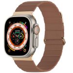 imoshion Magnetlederarmband für das Apple Watch Series 1-10 / SE / Ultra (2) - 42/44/45/46/49 mm - Braun