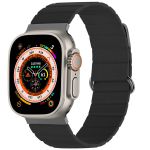 imoshion Magnetlederarmband für das Apple Watch Series 1-10 / SE / Ultra (2) - 42/44/45/46/49 mm - Schwarz