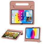 imoshion Schutzhülle mit Handgriff kindersicher für das iPad 10 (2022) 10.9 Zoll - Dusty Pink