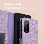 imoshion ﻿Design Klapphülle für das Samsung Galaxy S20 FE - Purple White Flowers