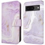 iMoshion Design Klapphülle für das Google Pixel 8a - Purple Marble