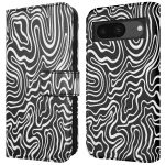 imoshion Design Klapphülle für das Google Pixel 8a - Black And White