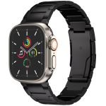 Accezz Mattes Titanstahlarmband für die Apple Watch Series 1-9 / SE / Ultra (2) – 42/44/45/49 mm – Schwarz