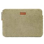 Selencia Teddy Laptop Hülle 15-16 Zoll - Laptop Sleeve - Sage Green