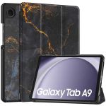 imoshion Design Trifold Klapphülle für das Samsung Galaxy Tab A9 8.7 Zoll - Black Marble