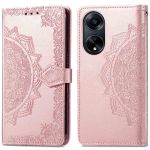 imoshion Mandala Klapphülle für das Oppo A98 - Rose Gold