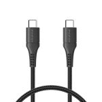 imoshion Braided USB-C-zu-USB-C Kabel - 0,5 Meter - Schwarz