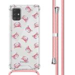 imoshion Design Hülle mit Band für das Samsung Galaxy A51 - Crab Watercolor