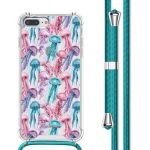 imoshion Design Hülle mit Band für das iPhone 8 Plus / 7 Plus - Jellyfish Watercolor