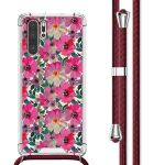 imoshion Design Hülle mit Band für das Huawei P30 Pro - Flower Water