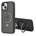 Accezz Ring Stand Backcover mit MagSafe für das iPhone 15 Pro - Schwarz