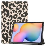 iMoshion Design Trifold Klapphülle für das Samsung Galaxy Tab S6 Lite (2020-2024) - Leopard