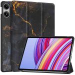 imoshion Design Trifold Klapphülle für das Xiaomi Redmi Pad Pro / POCO Pad - Black Marble