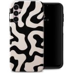 Selencia Vivid Back Cover für das Samsung Galaxy A14 (5G/4G) - Art Wave Black