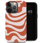 Selencia Vivid Back Cover für das iPhone 13 Pro - Dream Swirl Orange