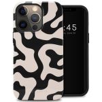 Selencia Vivid Back Cover für das iPhone 13 Pro - Art Wave Black