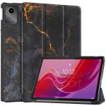 imoshion Design Trifold Klapphülle für das Lenovo Tab M11 - Black Marble