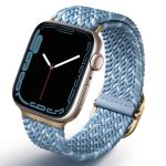 Uniq Aspen Designer Edition Geflochtenes Armband für die Apple Watch 1-9 / SE – 38/40/41 mm – Cerulean Blue