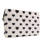 imoshion Fluffy Laptop Hülle 15-16 Zoll - Laptop Sleeve - Hearts