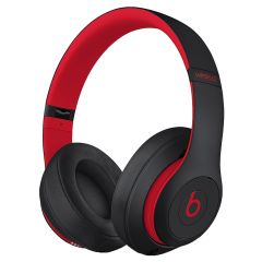 Beats Studio3 Wireless Bluetooth Kopfhörer - Drahtloser Over-Ear-Kopfhörer - Mit Active Noise Cancelling - Defiant Black / Red