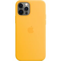 Apple Silikon-Case MagSafe für das iPhone 12 (Pro) - Sunflower