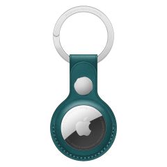 Apple Leather Key Ring für Apple AirTag - Forest Green