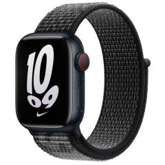 Apple Nike Sport Loop Band für das Apple Watch Series 1-9 / SE - 38/40/41 mm - Black / Summit White