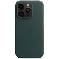 Apple Leder-Case MagSafe für das iPhone 14 Pro - Forest Green