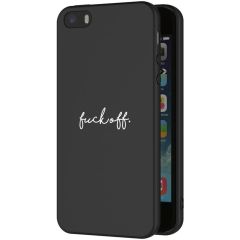 imoshion Design Hülle iPhone 5 / 5s / SE - Fuck Off - Schwarz