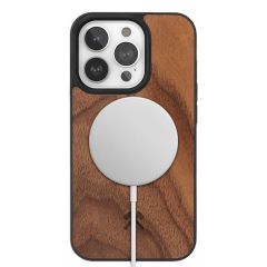 Woodcessories Bumper Case MagSafe für das iPhone 14 Pro - Walnut