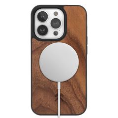 Woodcessories Bumper Case MagSafe für das iPhone 14 Pro Max - Walnut