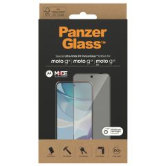 PanzerGlass Ultra-Wide Fit Antibakterieller Displayschutz für das Motorola Moto G13 / G23 / G53