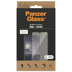 PanzerGlass Ultra-Wide Fit Antibakterieller Displayschutz für das Nokia G22