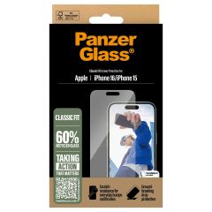 PanzerGlass Antibakterieller Screen Protector für das iPhone 16