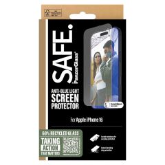 PanzerGlass SAFE Ultra Wide Fit EyeCare Screen Protector mit Applikator für das iPhone 16