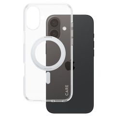 PanzerGlass CARE Kickstand Case MagSafe für das iPhone 16 Plus - Silber