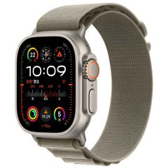 WiWu Alpine-Nylonarmband für die Apple Watch Series 1-9 / SE / Ultra (2) – 42/44/45/49 mm – Olivgrün