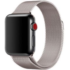 WiWu Milanaise-Armband für die Apple Watch Series 1-9 / SE – 38/40/41 mm – Starlight